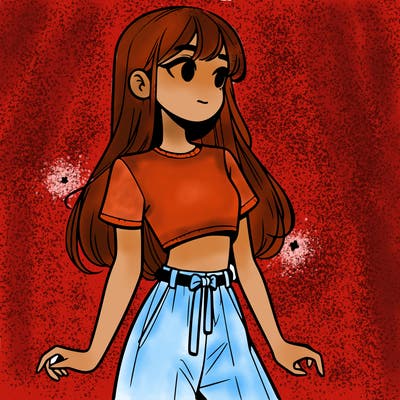 girl in a cute crop top