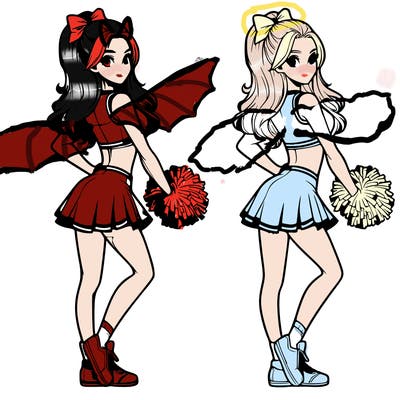 realistic cheerleader