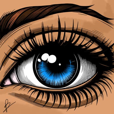 realistic eye