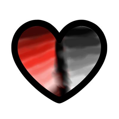 simple heart silhouette