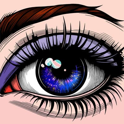 realistic eye