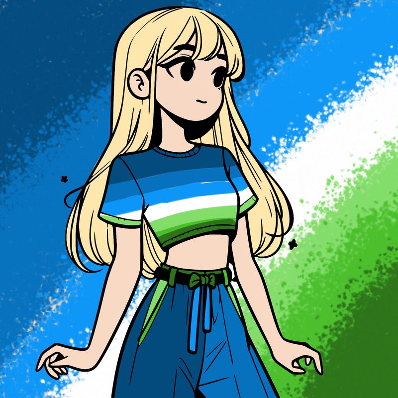 girl in a cute crop top