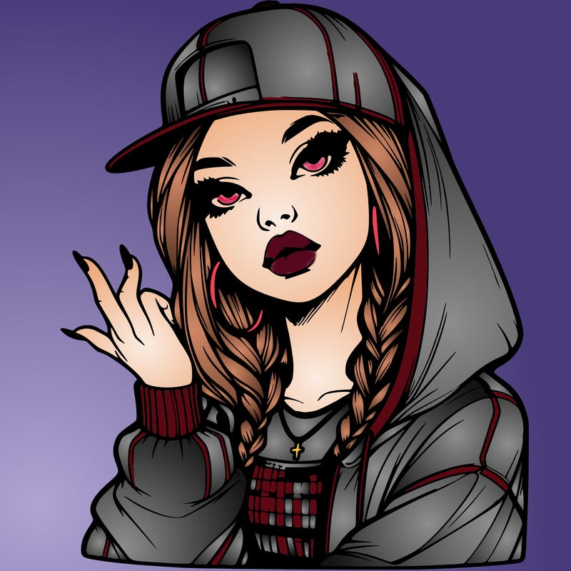 realistic hip hop girl