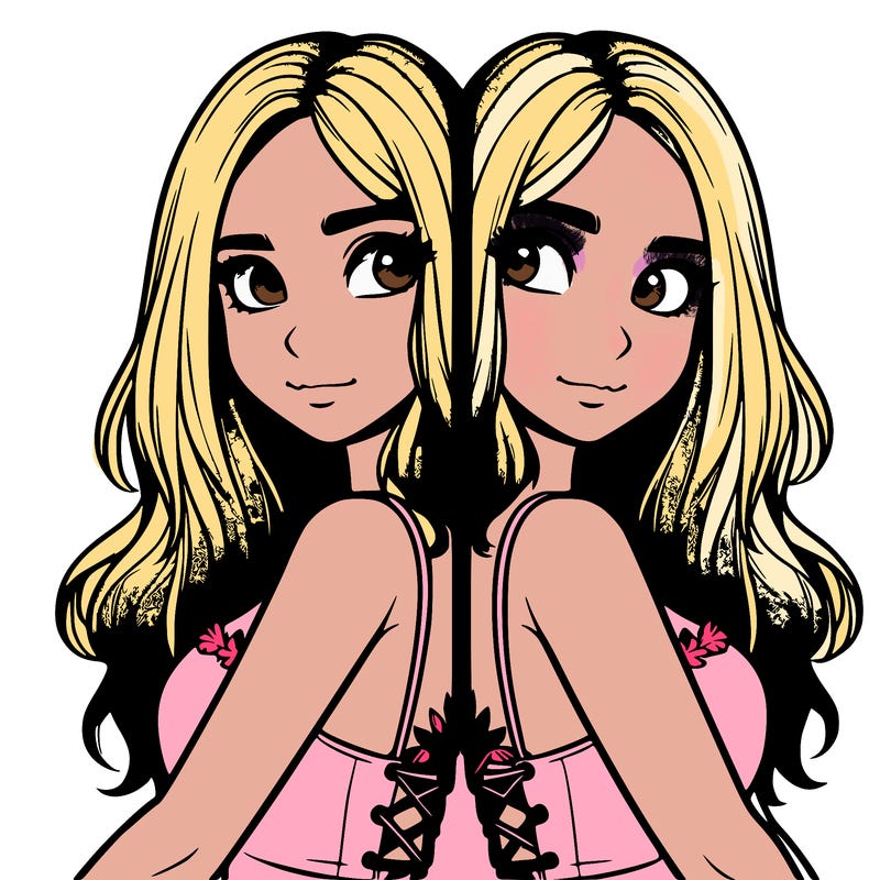 a realistic girl split