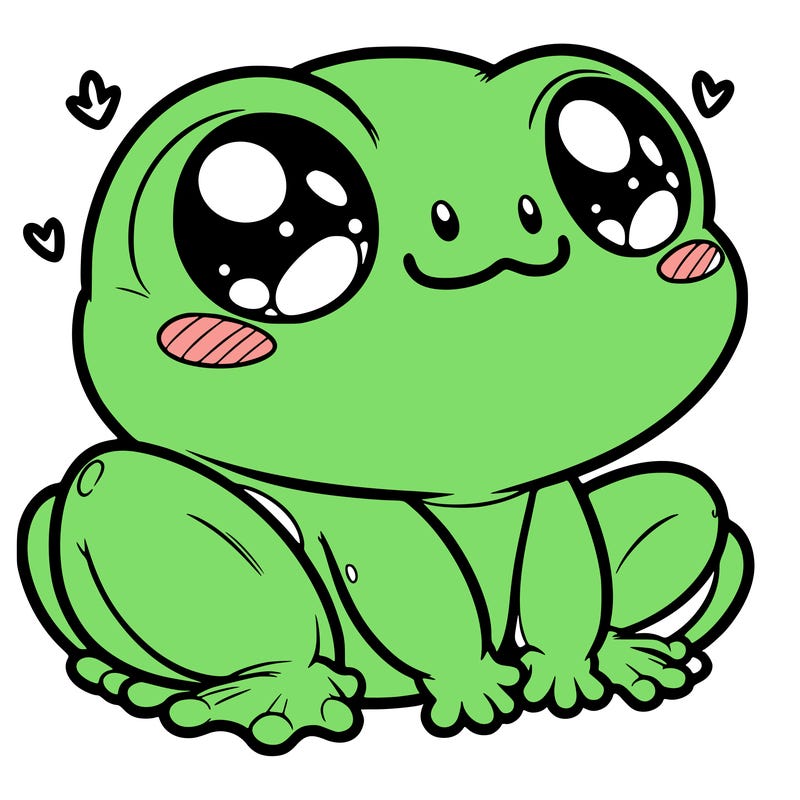 cute frog person realistic