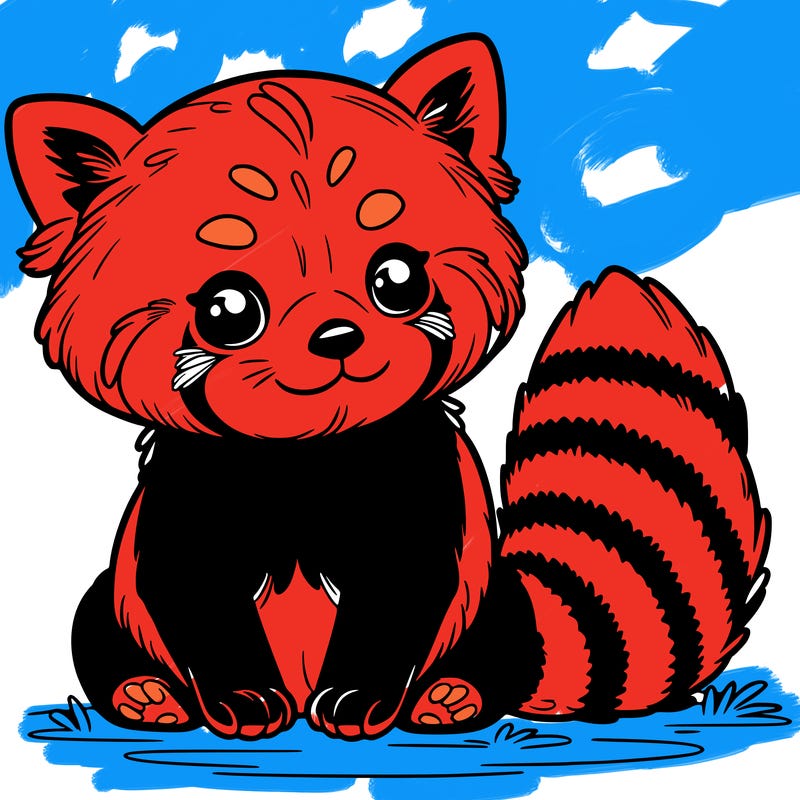 red panda
