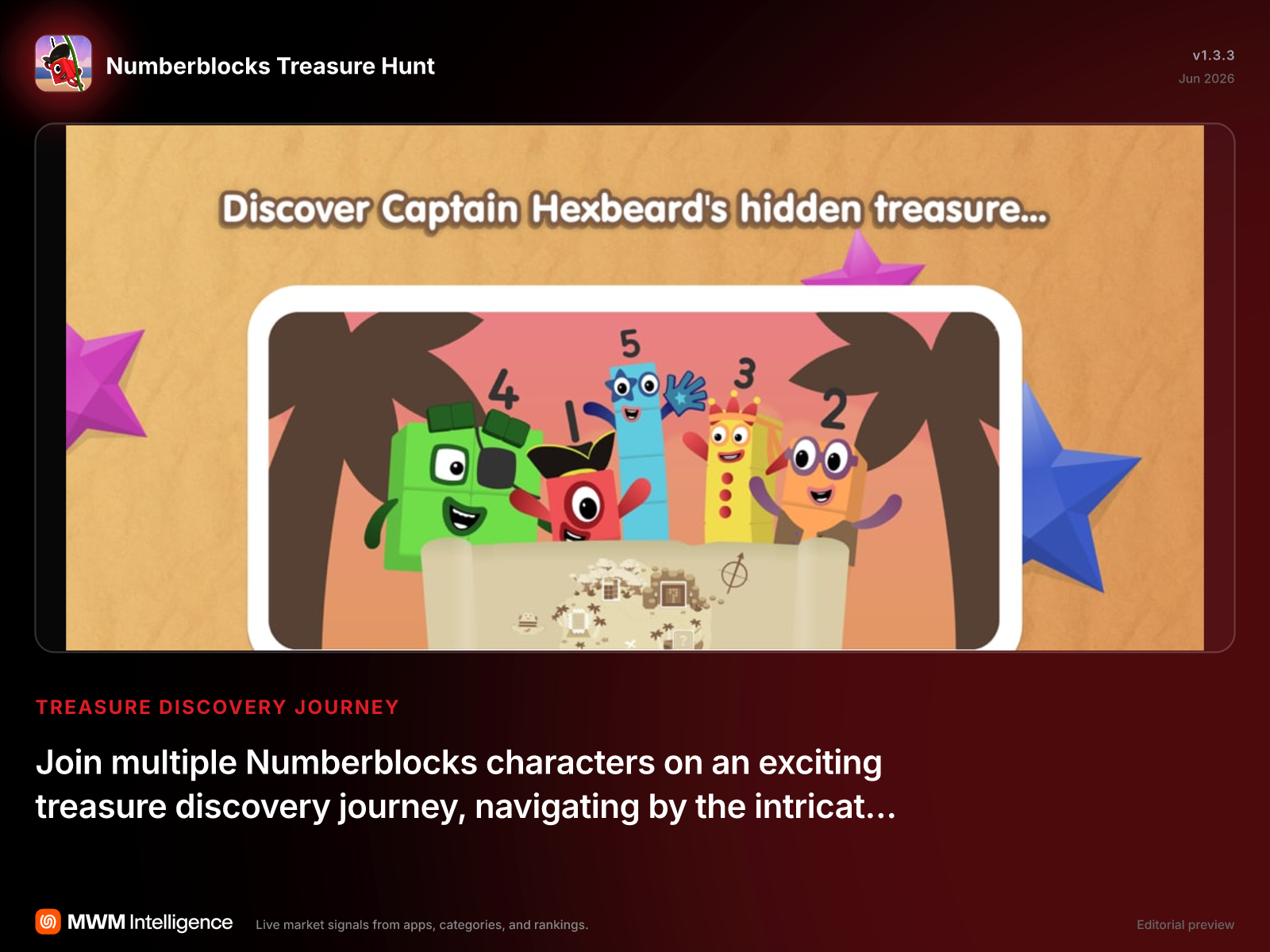 Numberblocks Treasure Hunt - Education App | MWM