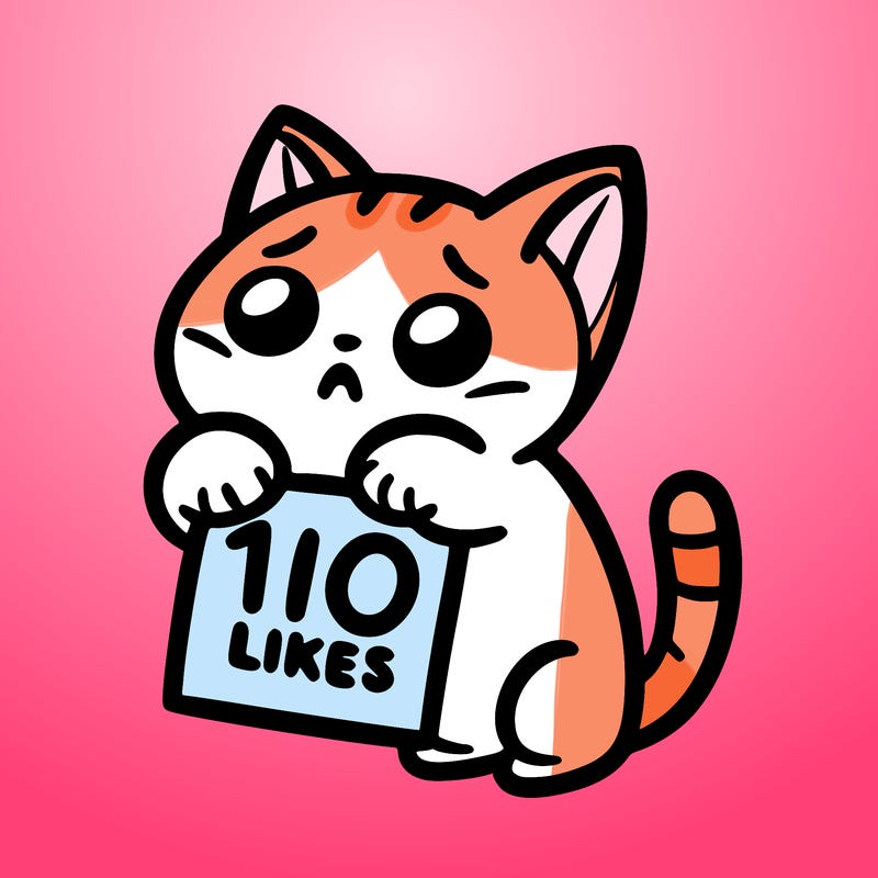 a cat begging for 10 likes