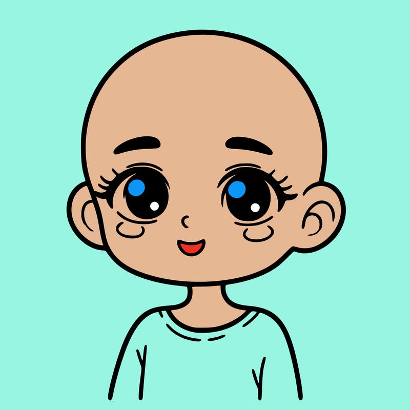 girl with no hair