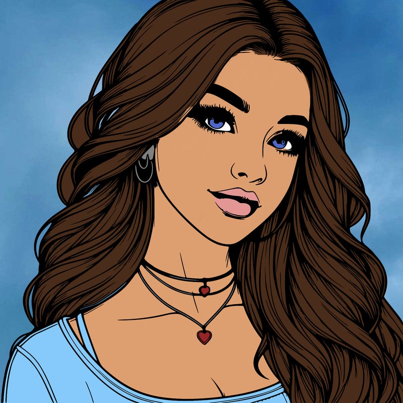 detailed realistic girl