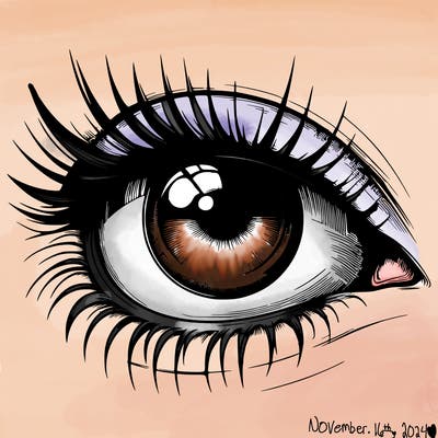 realistic eye
