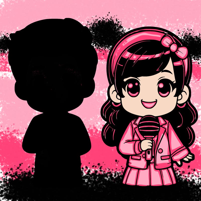 apt song rosie and bruno mars realistic boy and girl with microphone