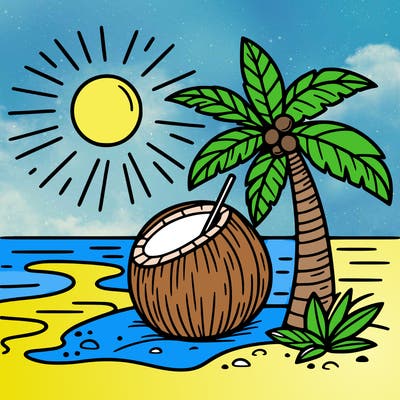 summer  coconut