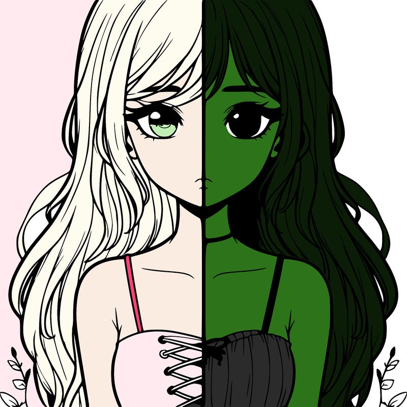 a realistic girl split