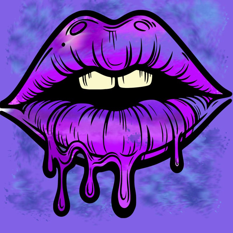 lips that look realistic and drip