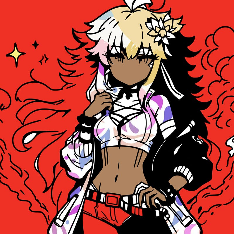 hot baddie anime girl