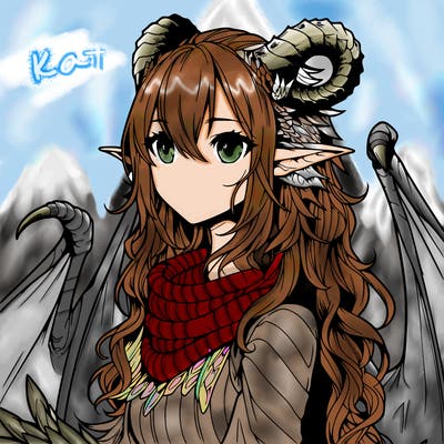 dragon girl realistic fantasy