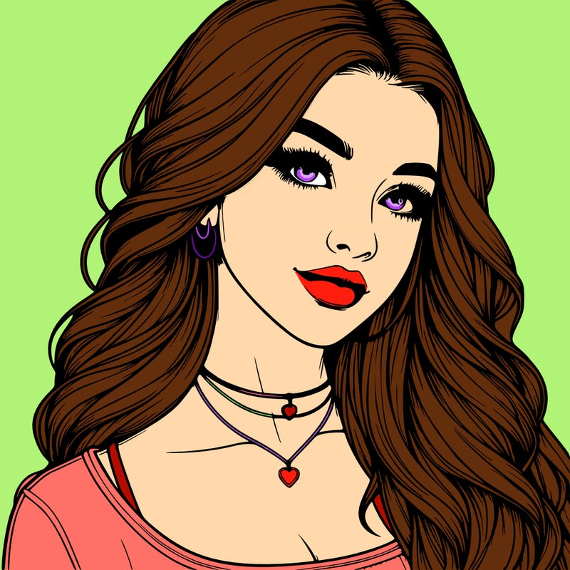 detailed realistic girl