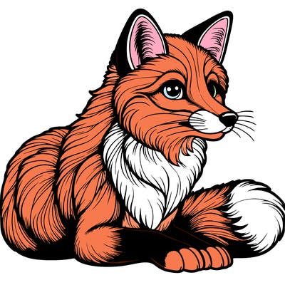 realistic fox