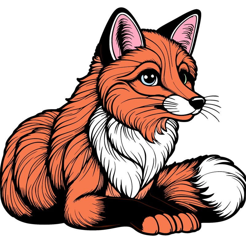 realistic fox