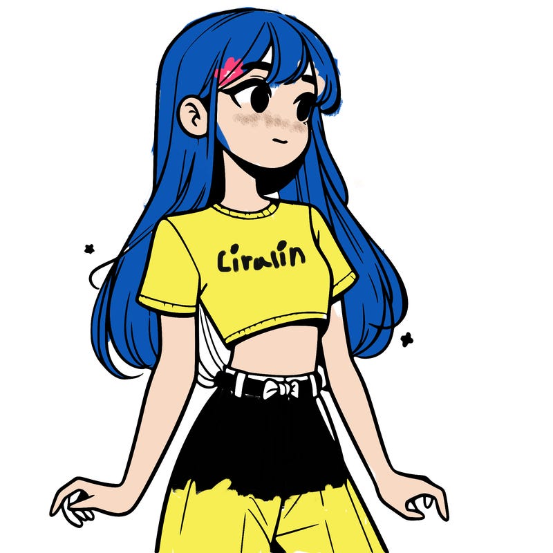 girl in a cute crop top