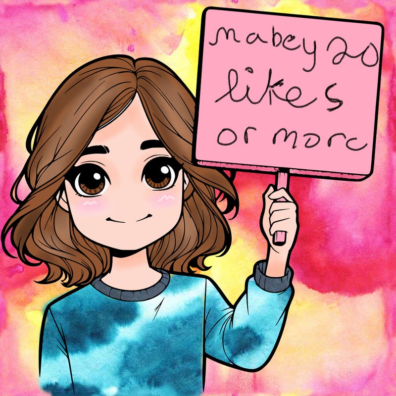 realistic girl holding up a sign