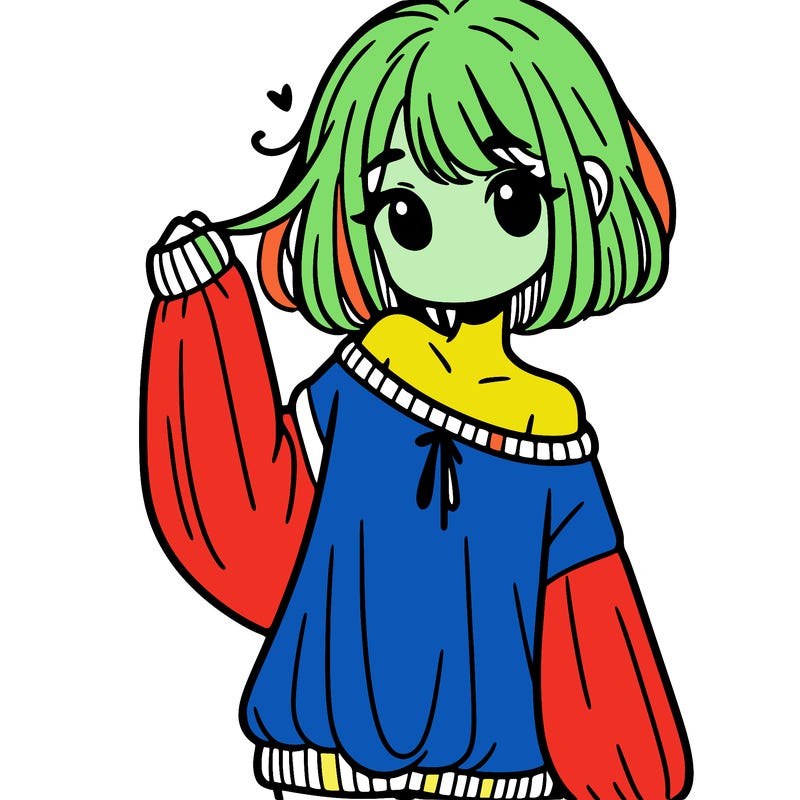 girl in baggy sweater hanging off her shoulder