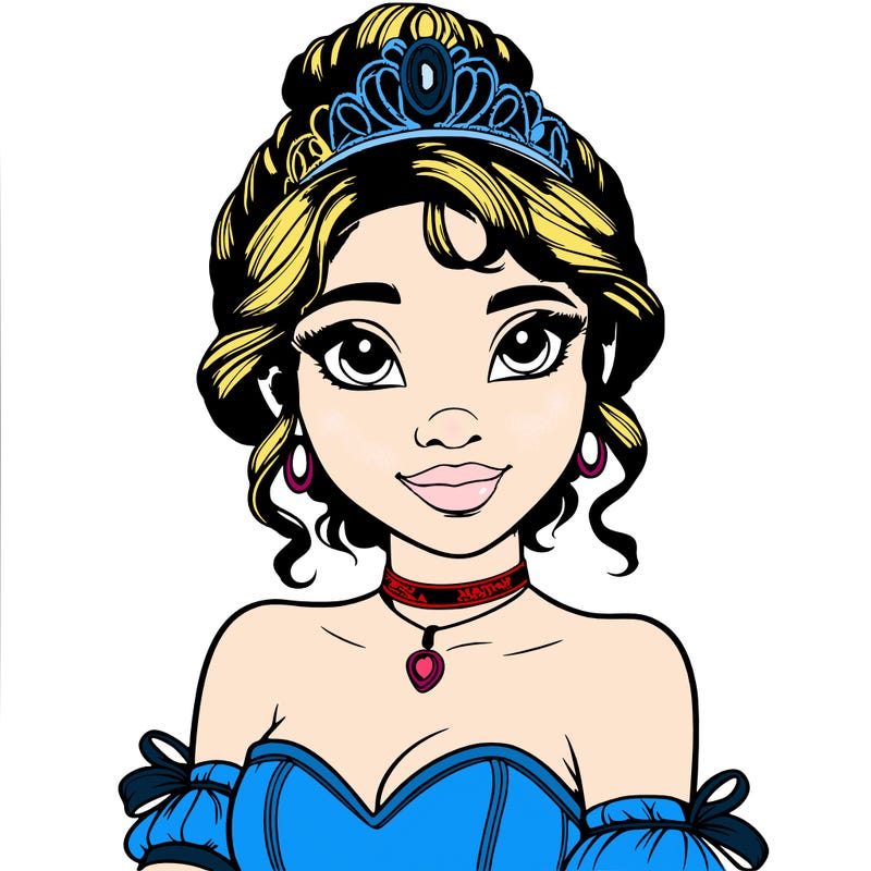 realistic princess tiana