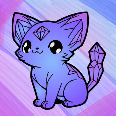 crystal kitten