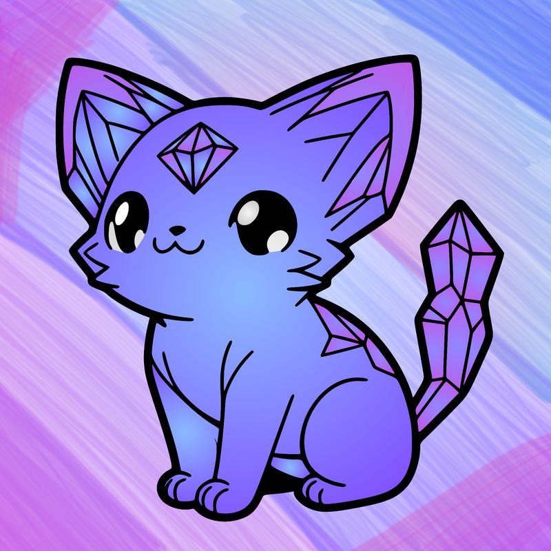 crystal kitten