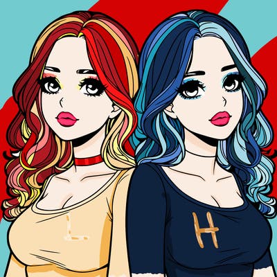 realistic twin sisters