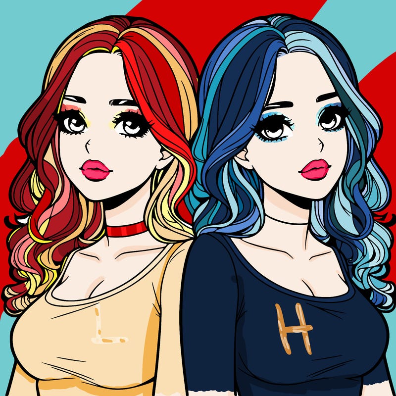 realistic twin sisters