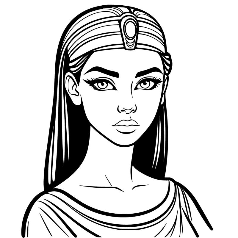 realistic egyptian woman