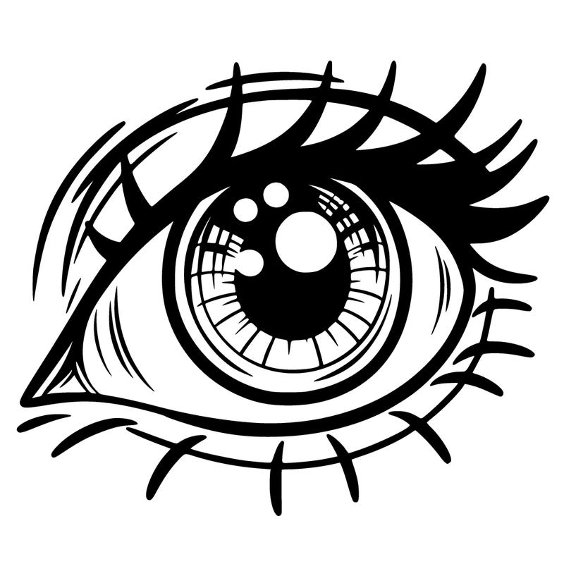 a eye