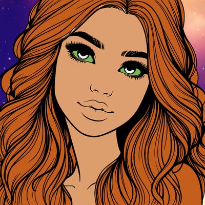 beautiful realistic girl