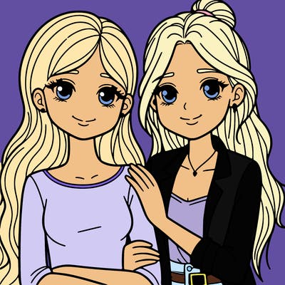 two female best friends