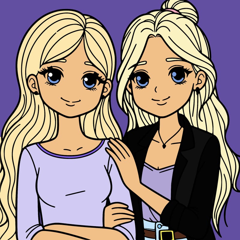 two female best friends