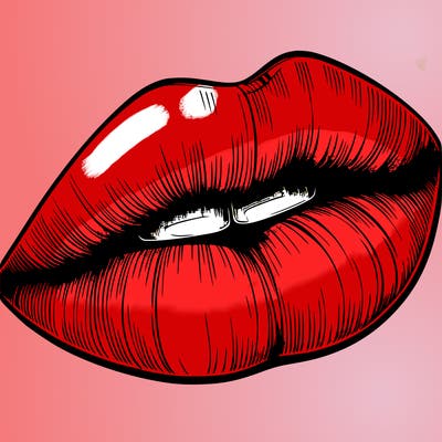 realistic lips