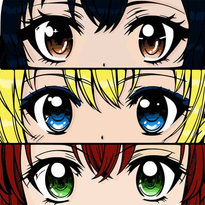 anime eyes