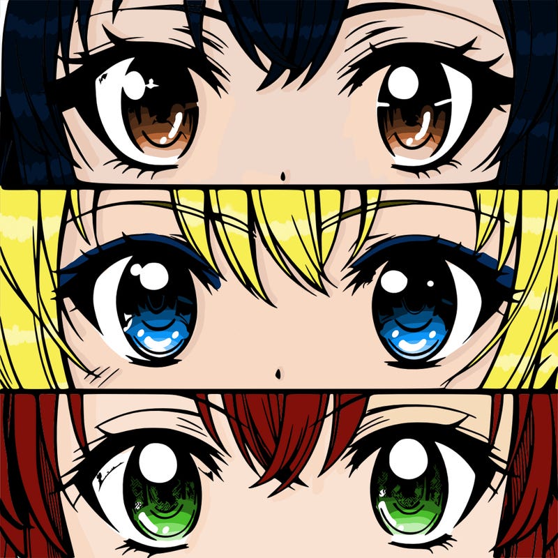 anime eyes