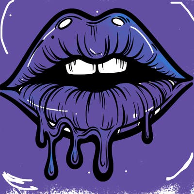 lips that look realistic and drip