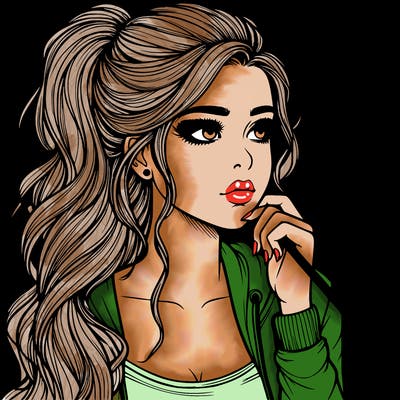 realistic teenage pretty