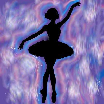 realistic ballerina
