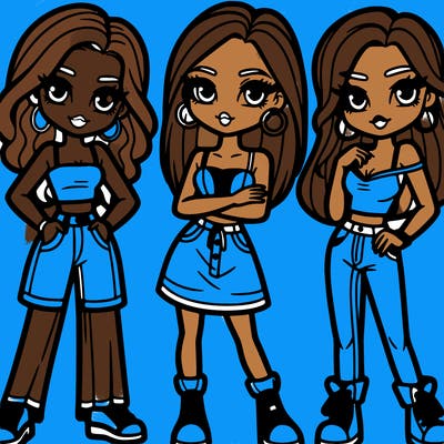 3 sassy girls
