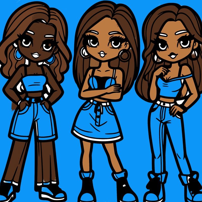 3 sassy girls