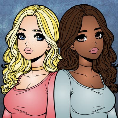 realistic twin sisters