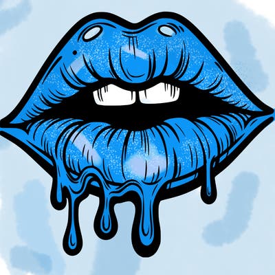 lips that look realistic and drip