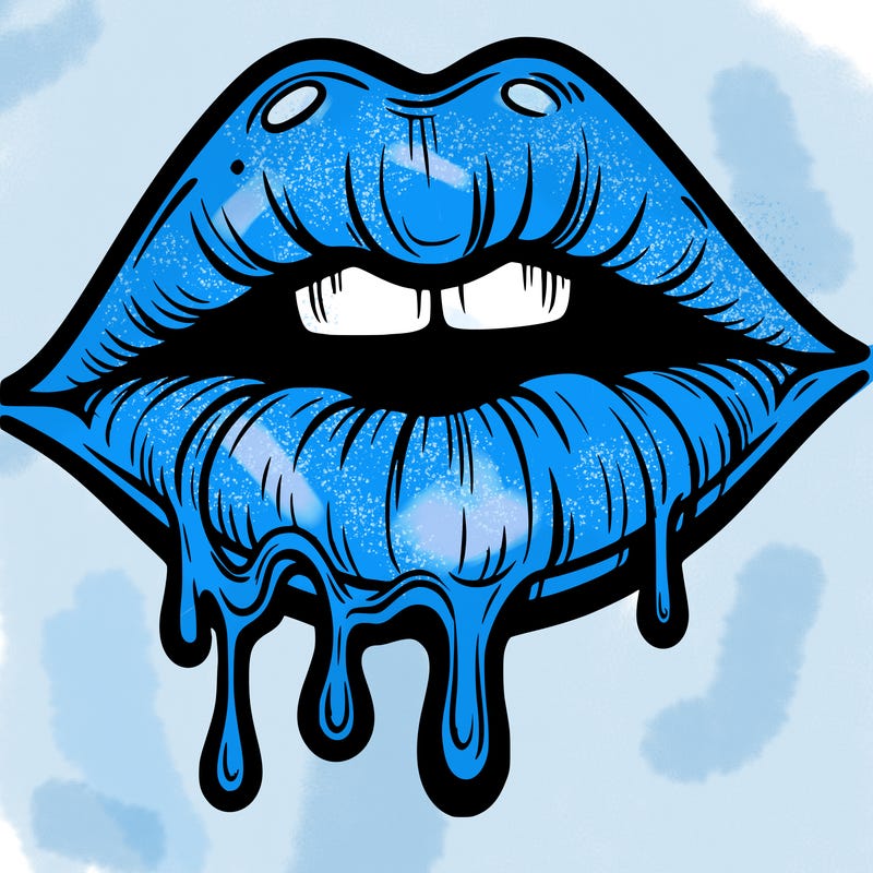 lips that look realistic and drip