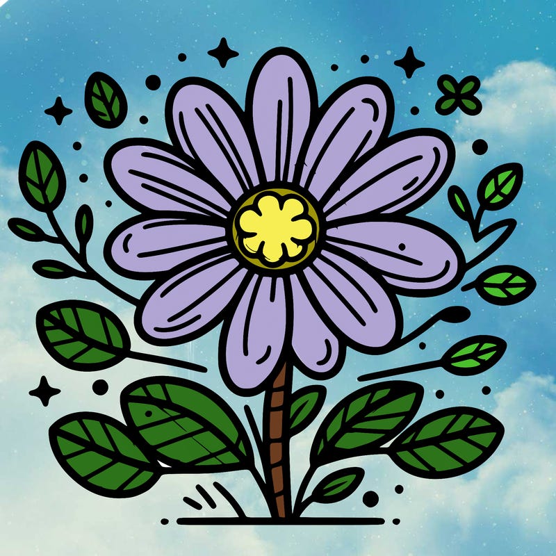 the flower