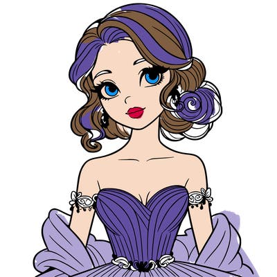 a pretty elegant lady